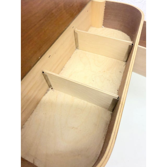 Brown Mid-Century Modern Danish Sewing Box, 1960s For Sale - Image 8 of 10