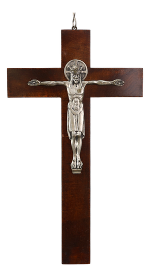 Large Art Deco Crucifix, Belgium, 1920s