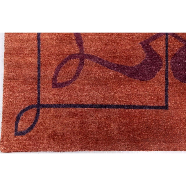 Modern Art Deco Inspired Rug by Doris Leslie Blau Size: 13'0" × 17'7" (396 × 535 cm) This modern hand-knotted wool and...