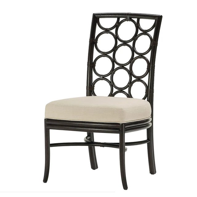 Brown Set of 4 Baker McGuire Laura Kirar Dining Side Chairs For Sale - Image 8 of 8