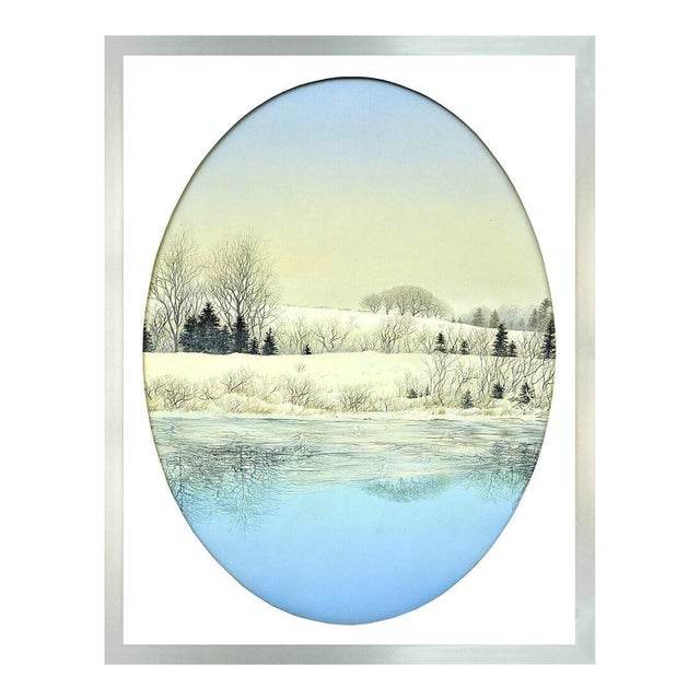 Late 20th Century Ice Mirror, Vicki Maclean For Sale