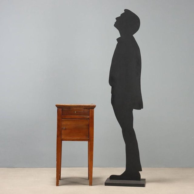 Italian Directoire Nightstand in Walnut, 1800s For Sale - Image 3 of 10