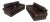 Chocolate Leather 3-Seat Sofas by Tito Agnoli for Poltrona Frau, 1970s, Set of 2 For Sale