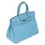 Animal Skin Hermès Birkin 30 Bleu Atoll Togo Palladium Hardware 2017 For Sale - Image 7 of 9