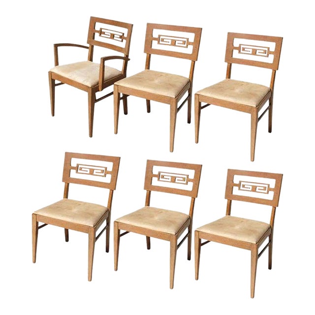 Set of 6 Vintage Chin Hua Drexel Heritage Dining Chairs For Sale