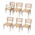 Set of 6 Vintage Chin Hua Drexel Heritage Dining Chairs For Sale