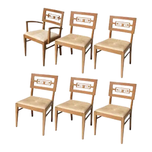 Set of 6 Vintage Chin Hua Drexel Heritage Dining Chairs