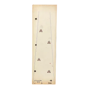 1940s Necktie Design Stinger Bug Watercolor