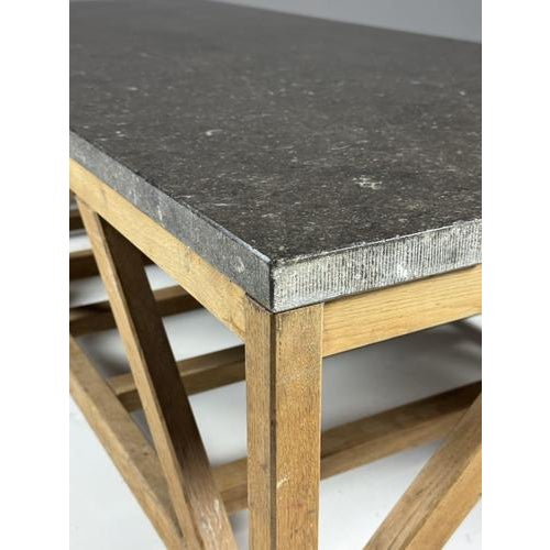 Vintage Bluestone Coffee Table For Sale - Image 15 of 18