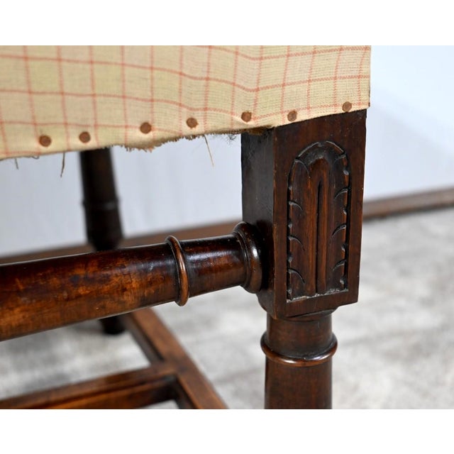 Renaissance Style Walnut Armchair For Sale - Image 18 of 18