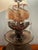 Brown Vintage Ship in a Bottle Lamp With Newly Covered Shade For Sale - Image 8 of 9