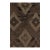 Vintage Turkish Kilim in Brown With Diamond Lattice Patterning - Rug & Kilim For Sale