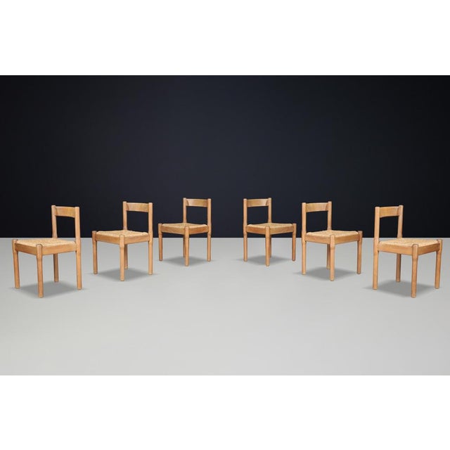 1960s Carimate Dining Room Chairs attributed to Vico Magistretti for Cassina, Italy, 1960s, Set of 6 For Sale - Image 5 of 10