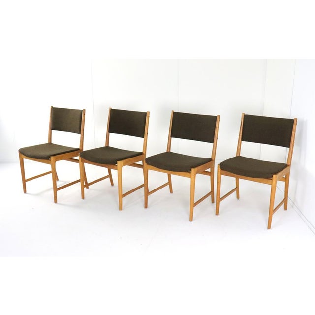 Dining Chairs attributed to Kai Lyngfeldt Larsen for Soren Willasden, 1970s, Set of 4 For Sale - Image 4 of 15