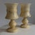Pair of vintage 1960s alabaster lamps one has a small chip (see photos) Height: 23 cm Diameter: 12 cm European Plug (up to...
