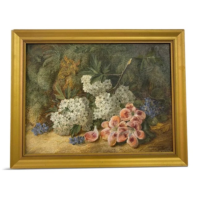 Vincent Clare, Botanical Still Life, 1890s, Oil on Canvas For Sale - Image 10 of 11
