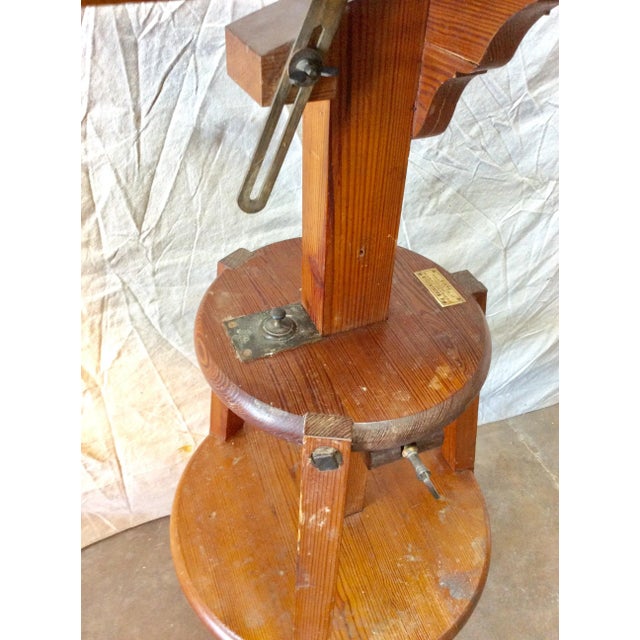 Late 1800s French Pine Camera Stand, H. Mackenstein, Paris For Sale - Image 6 of 13