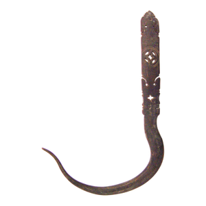 19th Century Carved Horn Hook