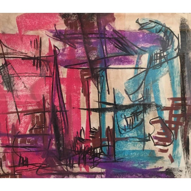 Ruth Leaf Untitled C. 1970 Original Print For Sale - Image 4 of 6