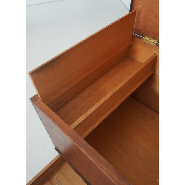 Antique Pennsylvania Dutch Painted Blanket Chest For Sale - Image 4 of 18