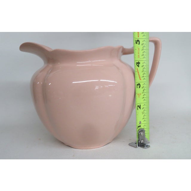 Pink Rosedawn by Johnson Brothers Mid Century Peach Pitcher Jug 4607b For Sale - Image 8 of 10