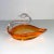 Figurative Vintage Orange Art Glass Bird Swan Dish For Sale - Image 3 of 8