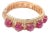 Bochic “Capri” Vintage Multi Ruby & Topaz Bracelet Set In 18K Gold & Silver For Sale