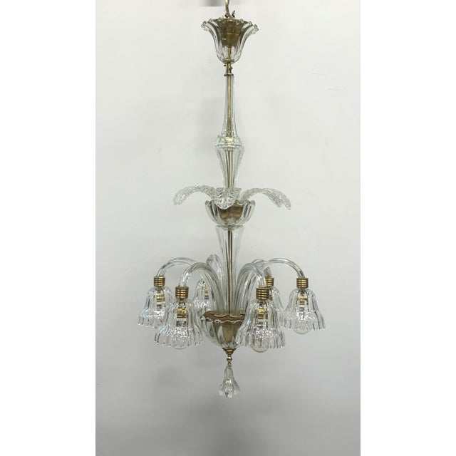 1950s Chandelier attributed to Seguso, 1950s For Sale - Image 5 of 6