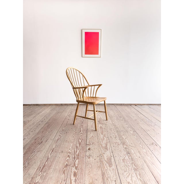 Dimensions: approx. 55 × 61 × 100 × 44 cm (width × depth × height × seat height) Original dining chair, model CH18A,...