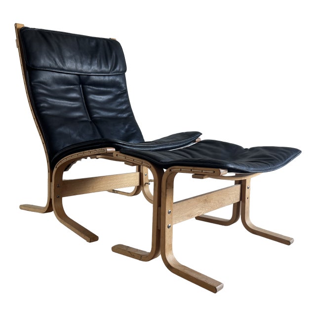 Set of Siesta Fiora Lounge Chair and Ottoman by Ingmar Relling, 2010s For Sale
