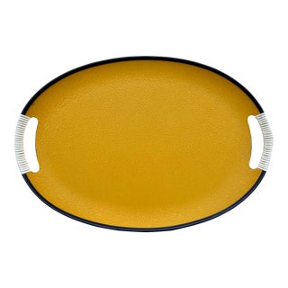 Mid 20th Century Yellow Tray For Sale