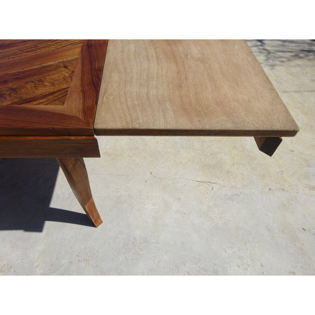 Walnut Extendable Dining Table, 1950s For Sale - Image 12 of 18