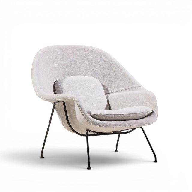 Knoll Eero Saarinen for Knoll Mid Century Womb Chairs - Pair For Sale - Image 4 of 13