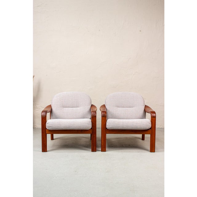 Vintage Danish Teak Easy Chair from Komfort, 1980s For Sale - Image 13 of 18