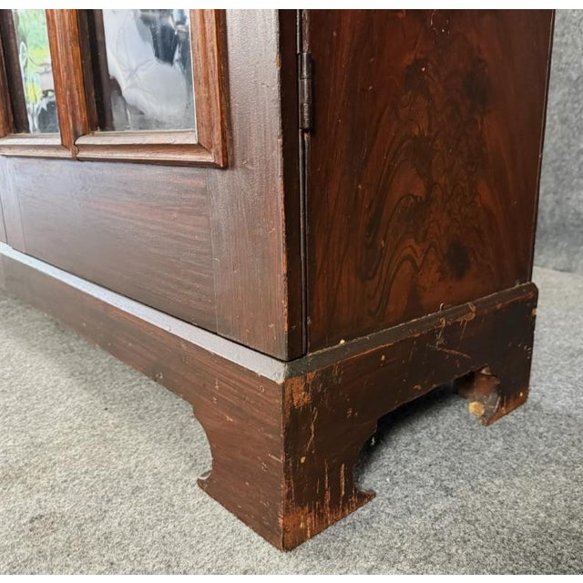 Monumental 19th Century Two-Door Bookcase For Sale - Image 12 of 17