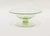 Late 20th Century Set of 4 Venetian / Murano Green Glass Tazzas or Compotes With Gold Inclusions For Sale - Image 5 of 9