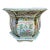 Chinese Rose Famille Vintage Cache Pot Jardinière Planter With Saucer For Sale