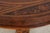 Gorgeous Burl Wood Inlaid Round Accent Table For Sale - Image 11 of 16