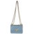 Blue Blue Quilted Calfskin Mini Perfect Fit Flap Bag For Sale - Image 8 of 9