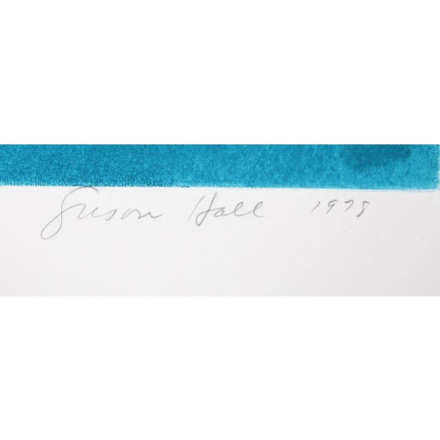 An etching by the American artist, Susan Hall from 1978 that is titled "Jig Saw Woman". It is signed and numbered 78 in...