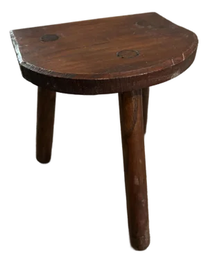 Demilune Tripod Stool