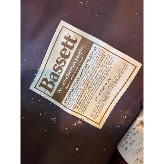 Mission Style Oak Bassett Couch For Sale - Image 10 of 10