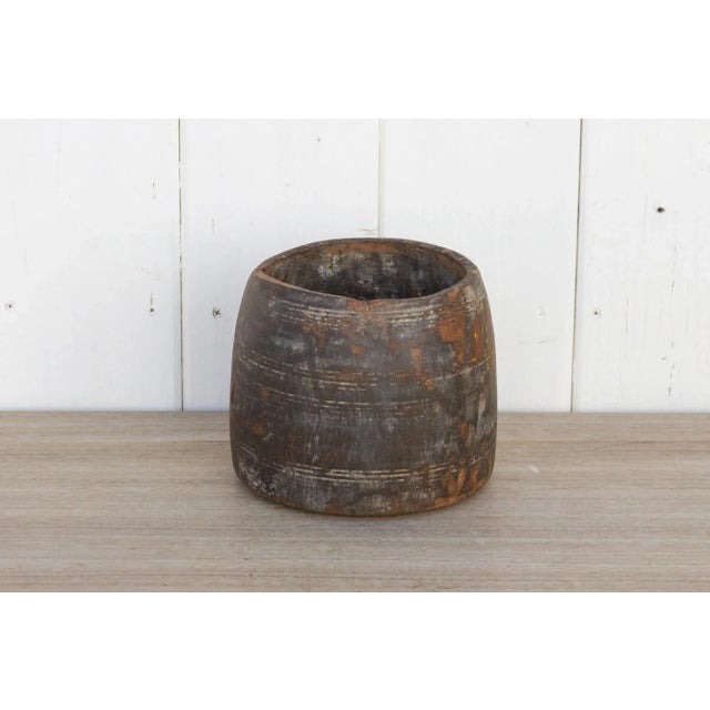 Antique Indian Rice Measure Container For Sale - Image 9 of 9