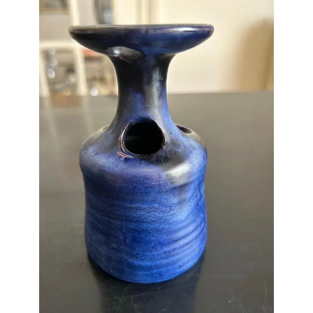 Blue Vase, 1970, in Good conditions. Designed 1970 to 1979 This piece has an attribution mark, I am sure that it is...