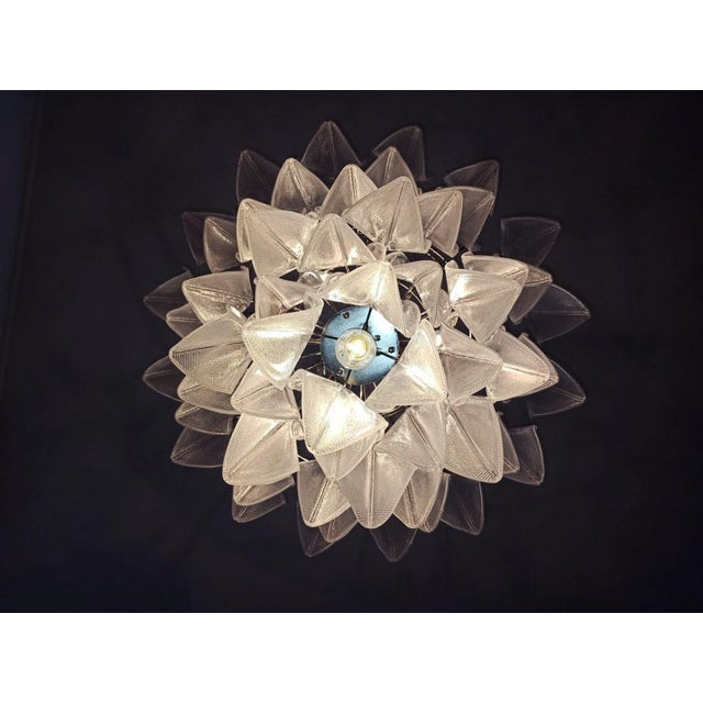 Vintage Italian Murano Chandelier with 57 Glass Rondini, 1990s For Sale - Image 16 of 17