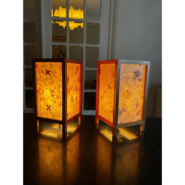 Dried Flower Lamps, 1970s, Set of 2 For Sale - Image 11 of 14