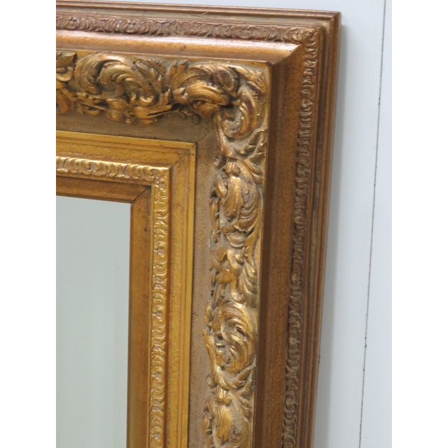 Gold Carved Scroll Leaf Mirror Chairish