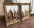 Rich in architectural detail and Old World atmosphere, this pair of antique Continental townscape paintings is by British...
