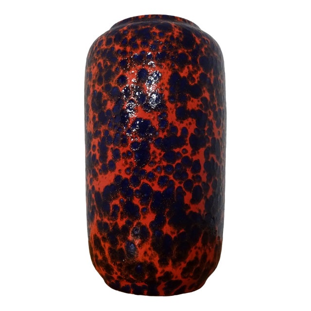 Large Pop Art Ceramic Vase from Scheurich, Germany, 1970s For Sale