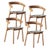 Nude Dining Chairs by Made by Choice, Set of 4 For Sale - Image 17 of 17